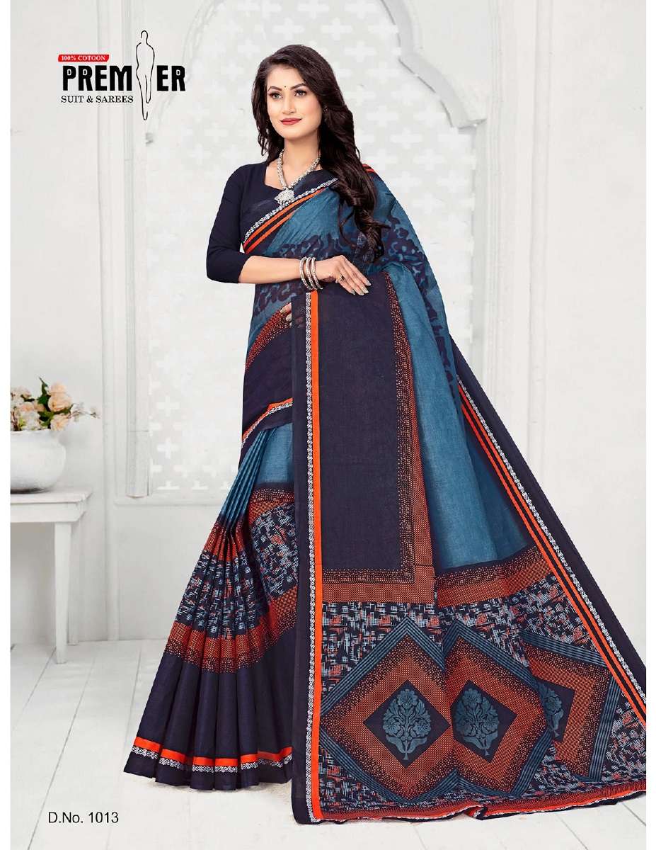 Premier Shringar – Pure Cotton Saree - Wholesale Catalog