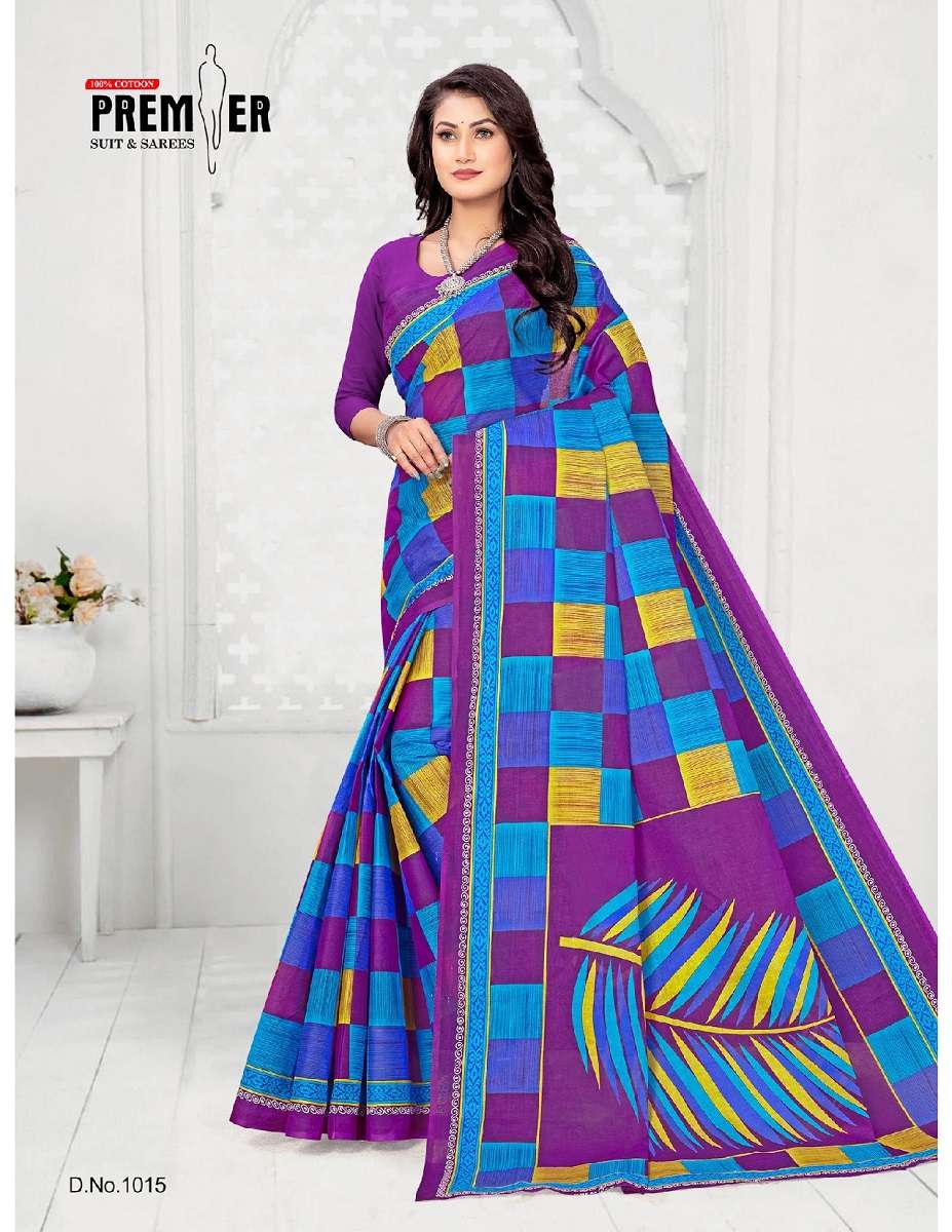 Premier Shringar – Pure Cotton Saree - Wholesale Catalog