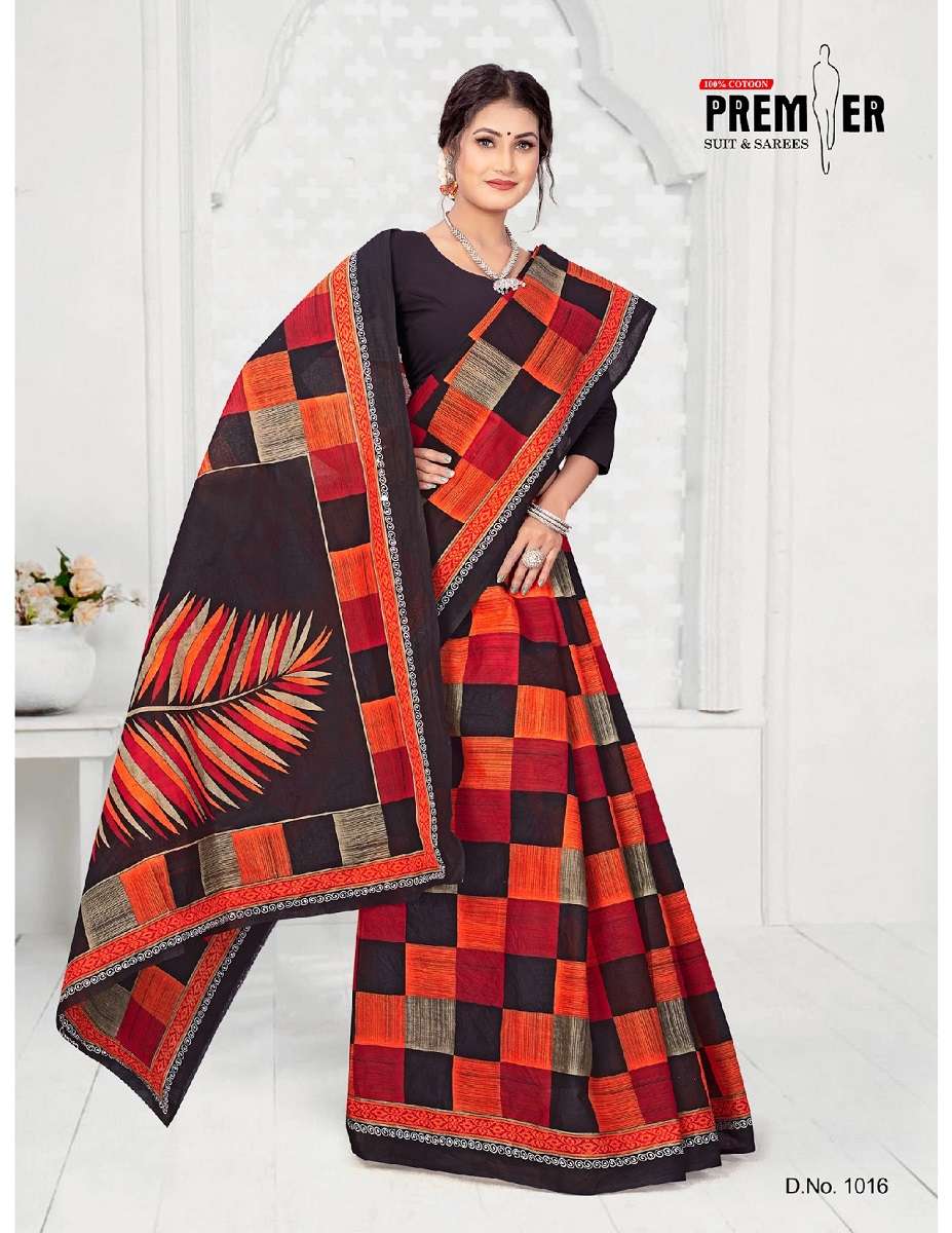 Premier Shringar – Pure Cotton Saree - Wholesale Catalog