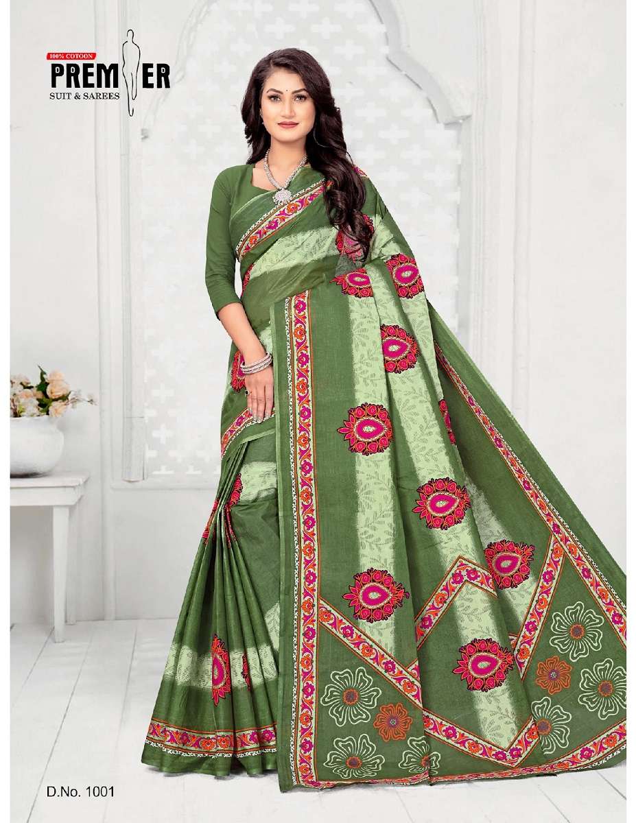 Premier Shringar – Pure Cotton Saree - Wholesale Catalog