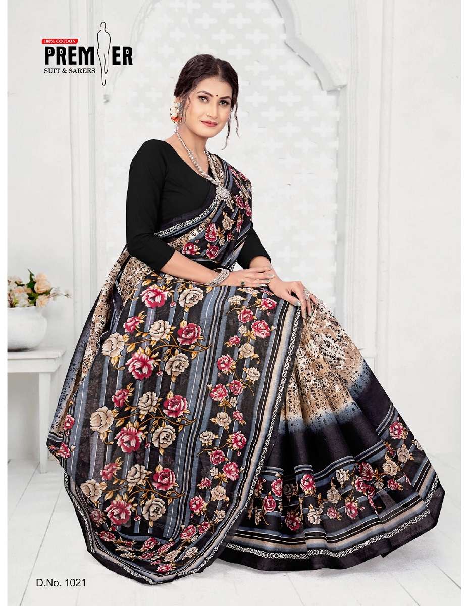 Premier Shringar – Pure Cotton Saree - Wholesale Catalog