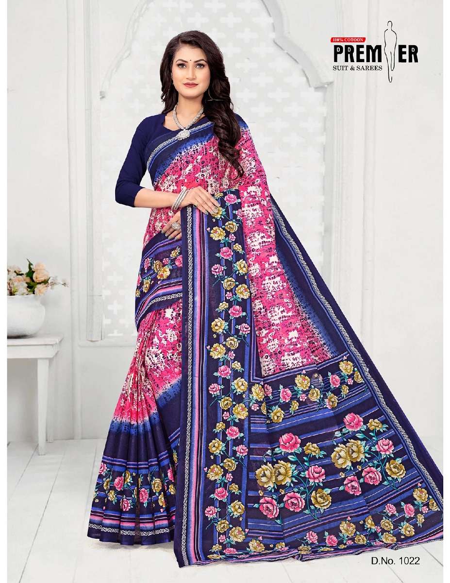 Premier Shringar – Pure Cotton Saree - Wholesale Catalog