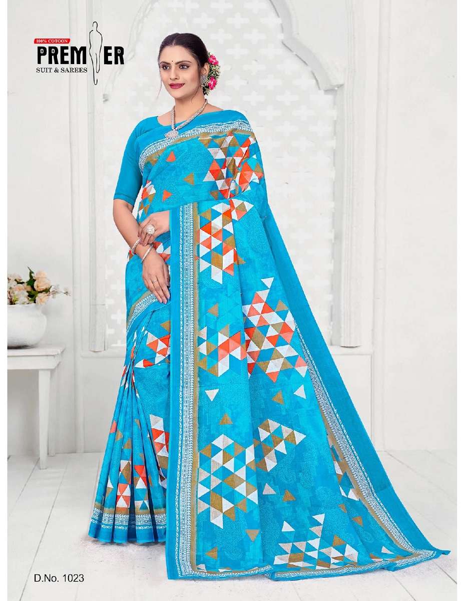 Premier Shringar – Pure Cotton Saree - Wholesale Catalog