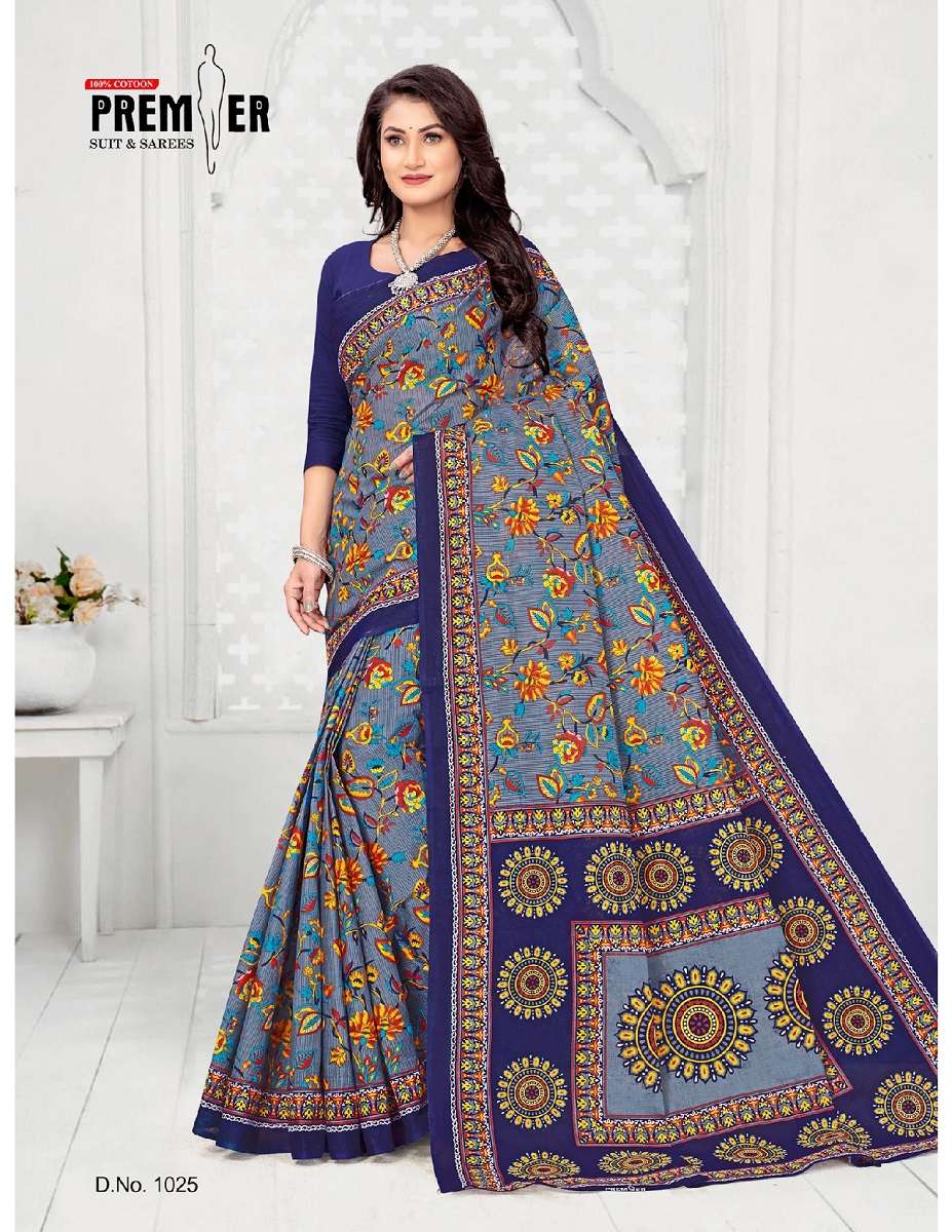 Premier Shringar – Pure Cotton Saree - Wholesale Catalog