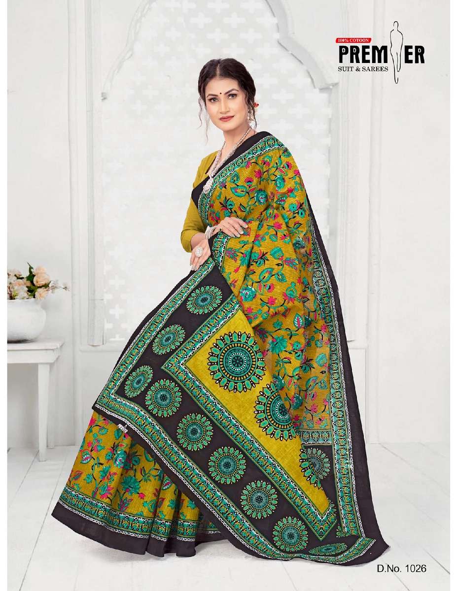 Premier Shringar – Pure Cotton Saree - Wholesale Catalog