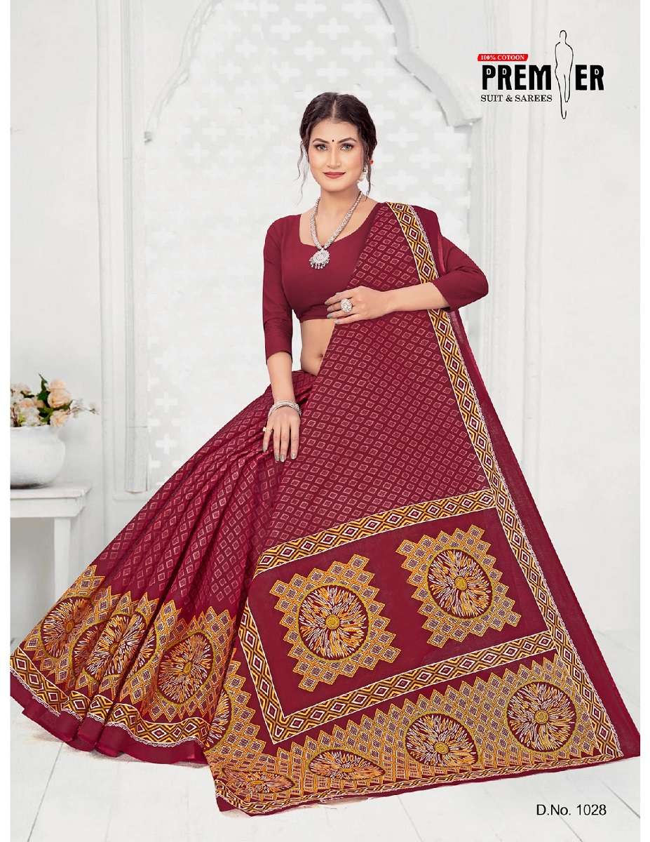 Premier Shringar – Pure Cotton Saree - Wholesale Catalog
