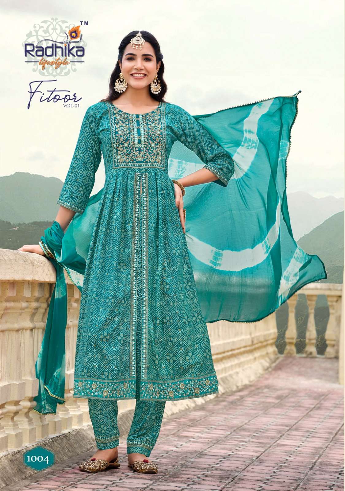 RADHIKA LIFE STYLE FITOOR vol-1 GOWN Kurti Wholesale catalog