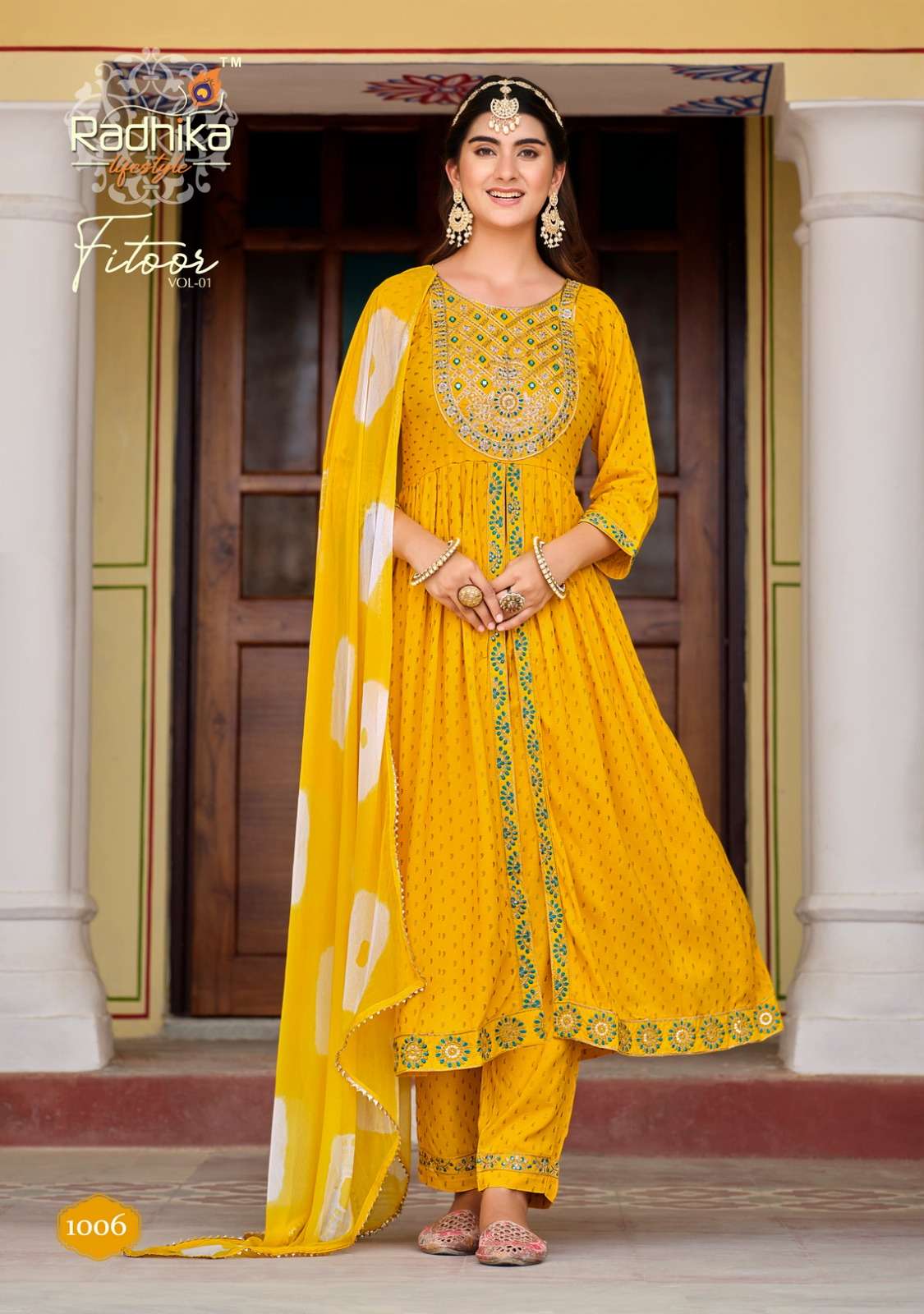 RADHIKA LIFE STYLE FITOOR vol-1 GOWN Kurti Wholesale catalog