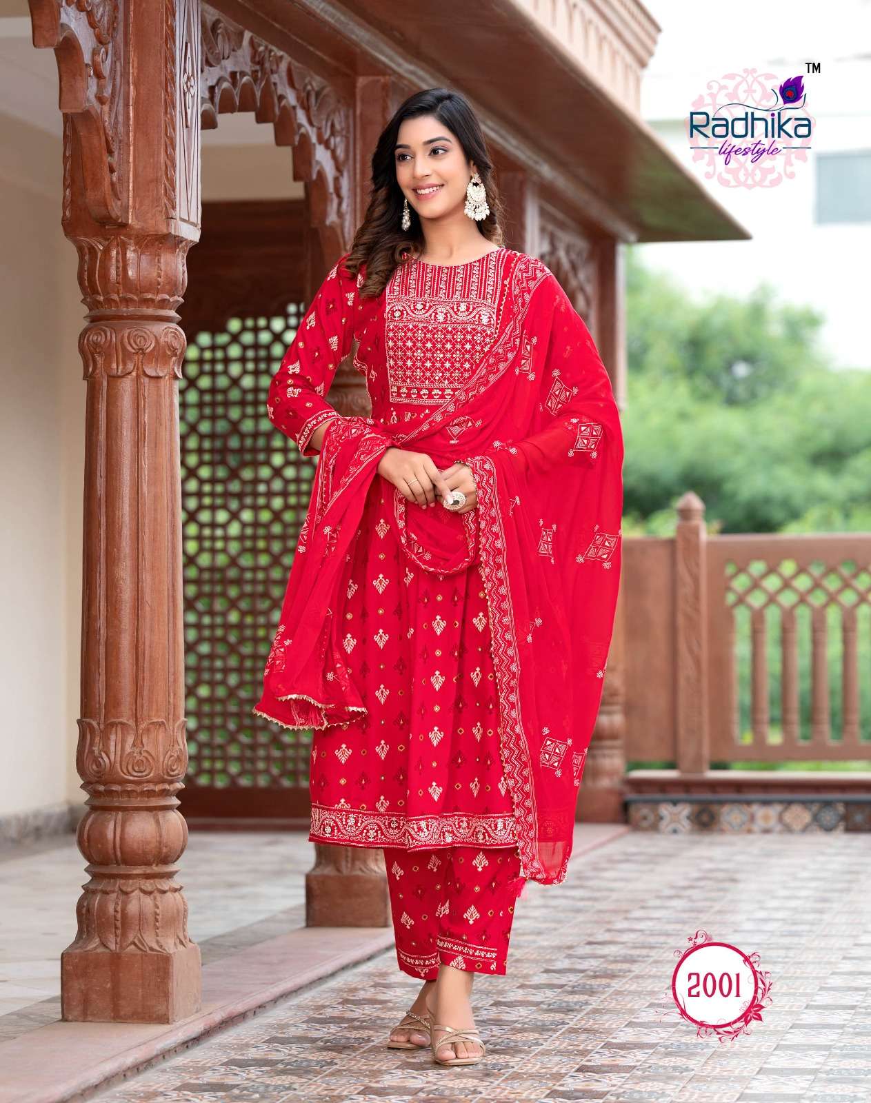 RADHIKA LIFE STYLE   PARAMPARA  vol -2  NAYRA CUT GOWN Kurti Wholesale catalog