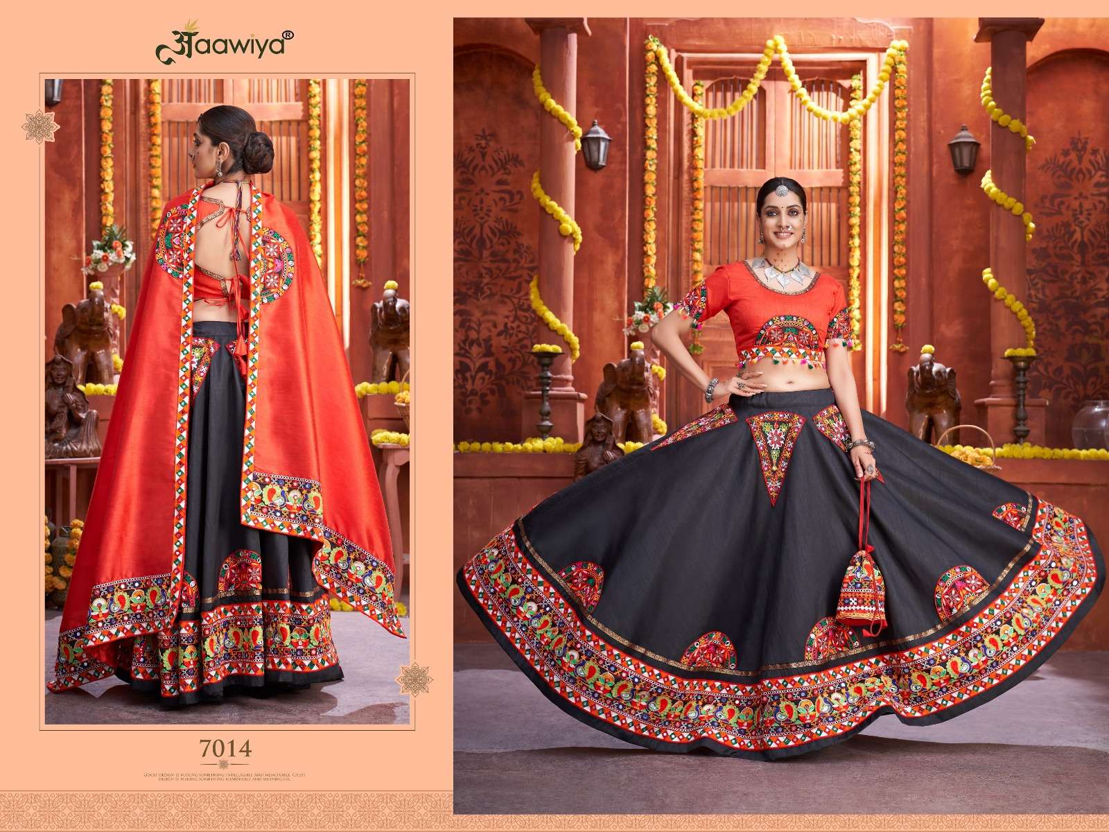 RAJWADI VOL - 3 7014 NAVRATRI Lehenga CHOLI  Wholesale catalog