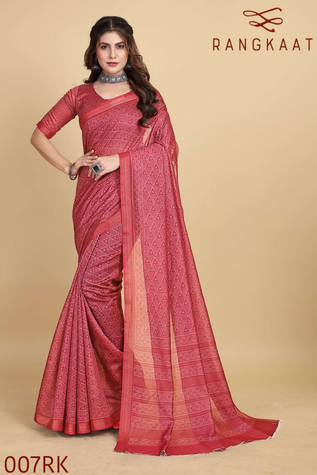 Rangkaat Women Saree With Blouse Wholesale catalog