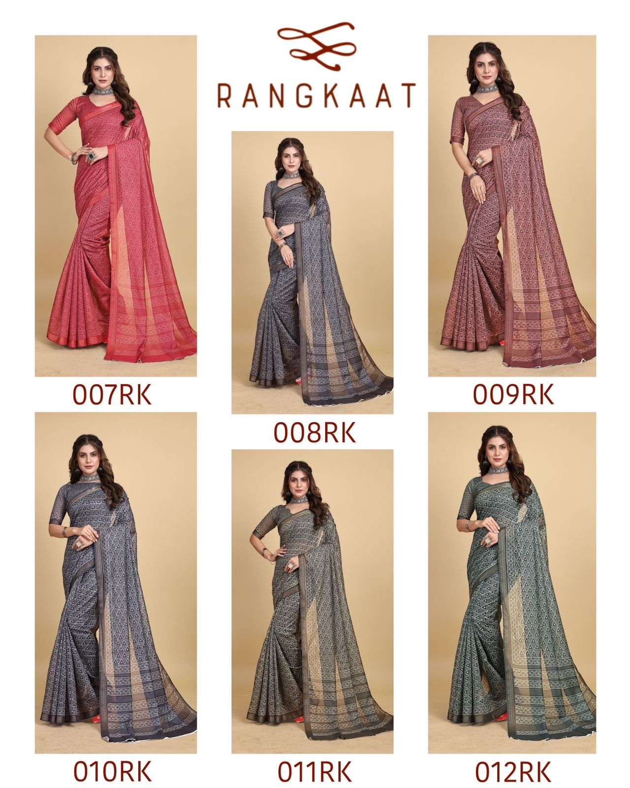 Rangkaat Women Saree With Blouse Wholesale catalog