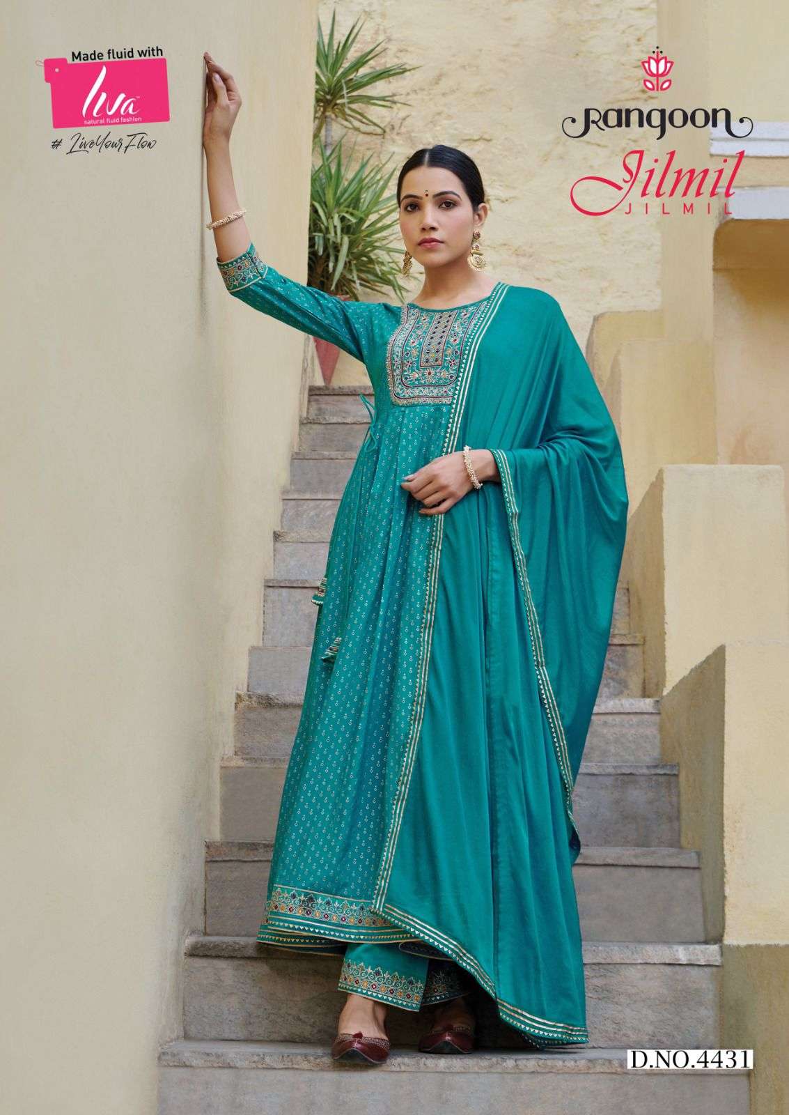 Rangoon Jilmil Rayon Print Kurti Wholesale catalog