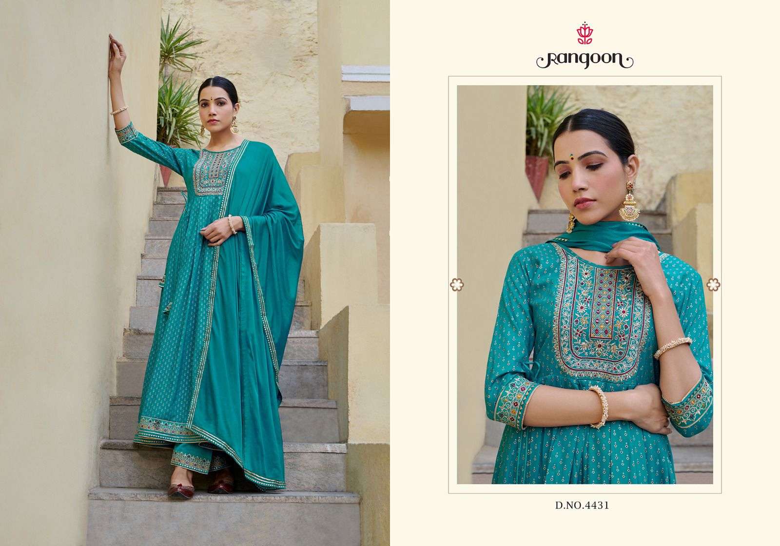 Rangoon Jilmil Rayon Print Kurti Wholesale catalog
