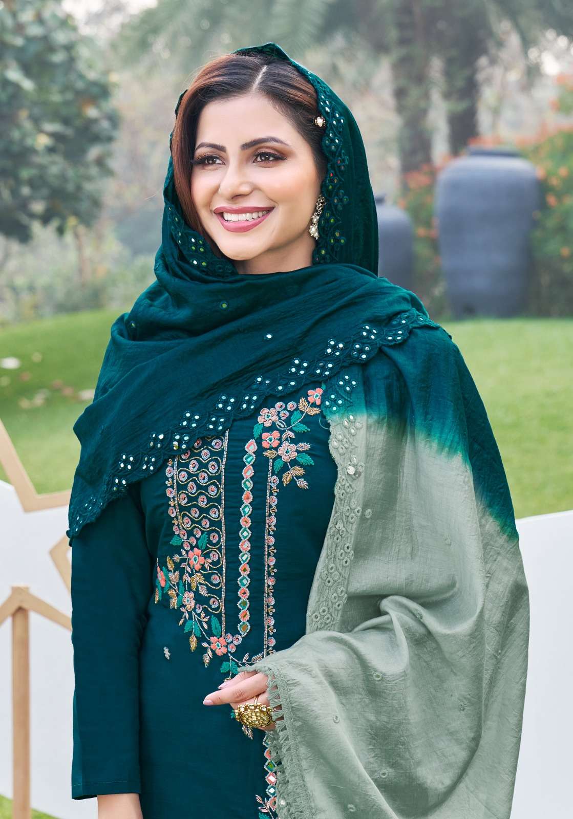 Reuse Old Shawl to Make a So Beautiful Kurti with Boat Neck Design Cutting  and Stitching - YouTube