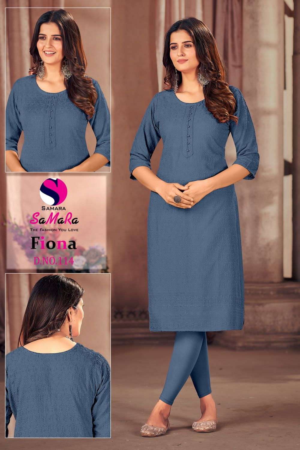 SaMaRa FIONA vol-1 KURTI Wholesale catalog