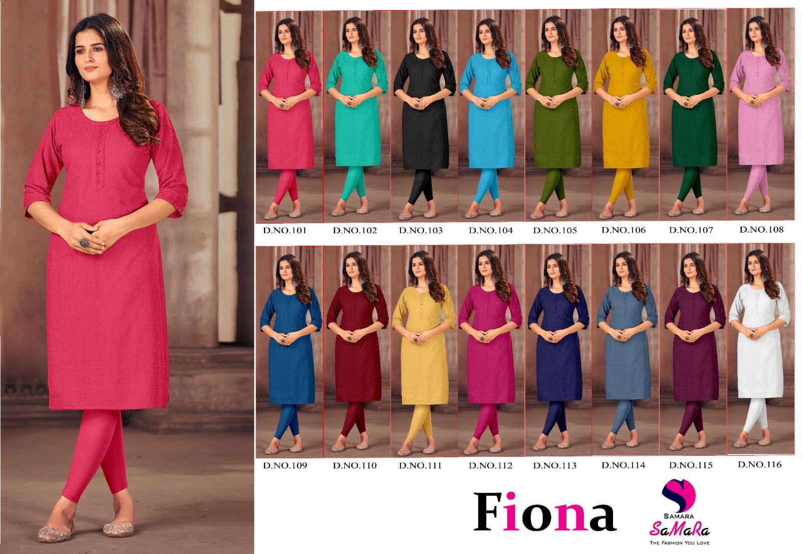SaMaRa FIONA vol-2 KURTI Wholesale catalog
