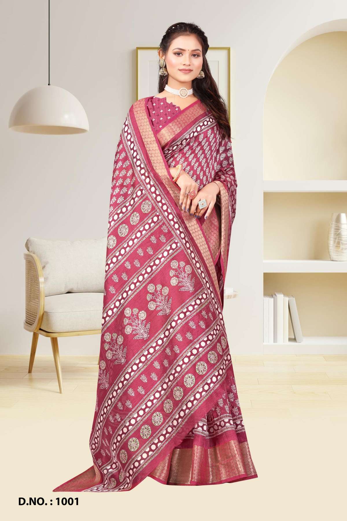 Saroj Silver Screen Vol-1 Designer Crystal Cotton Printed Saree Wholesale catalog