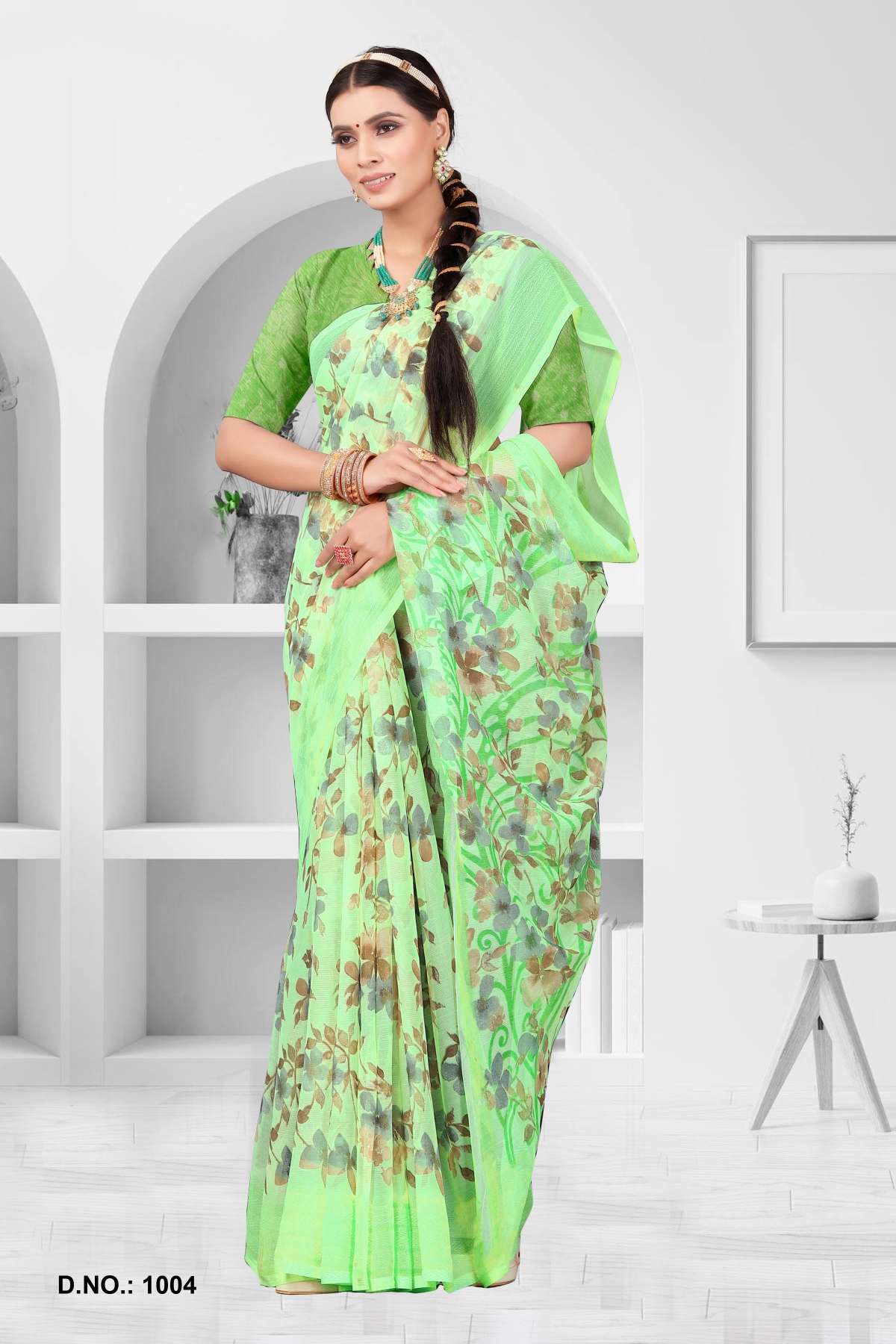 Saroj Star Chiffon Vol-1 Designer Floral Printed Saree Wholesale catalog