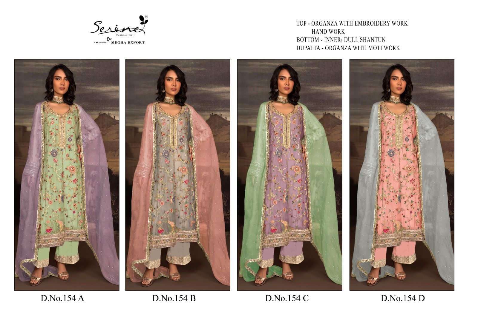Serine S-154 Pakistani Salwar Kameez Collection Wholesale catalog