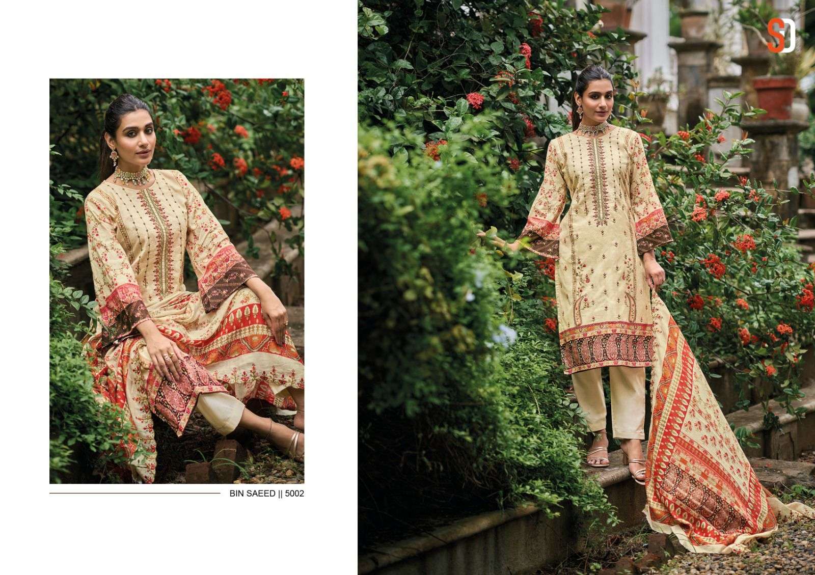 SHARADDHA DESIGNER BIN SAEED VOL-5 Salwar Kameez Wholesale catalog