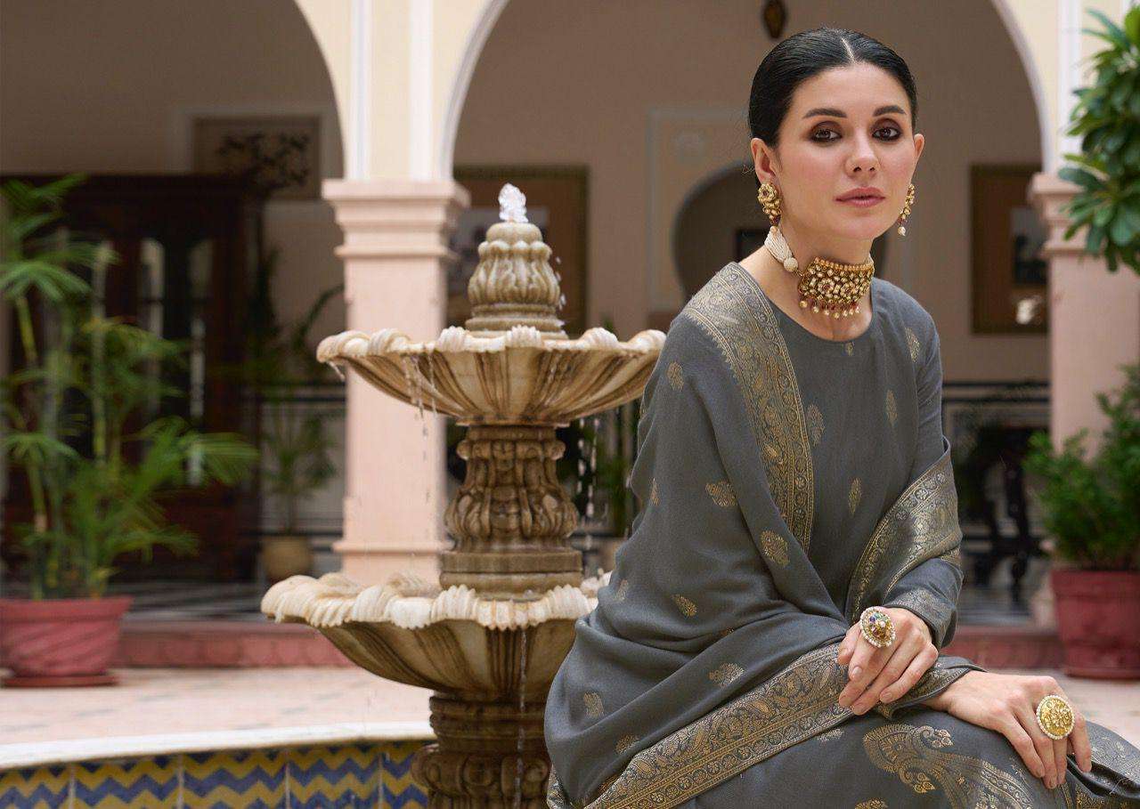 SHIDDAT URE VISCOSE JECORD PASMINA Salwar Kameez Wholesale catalog