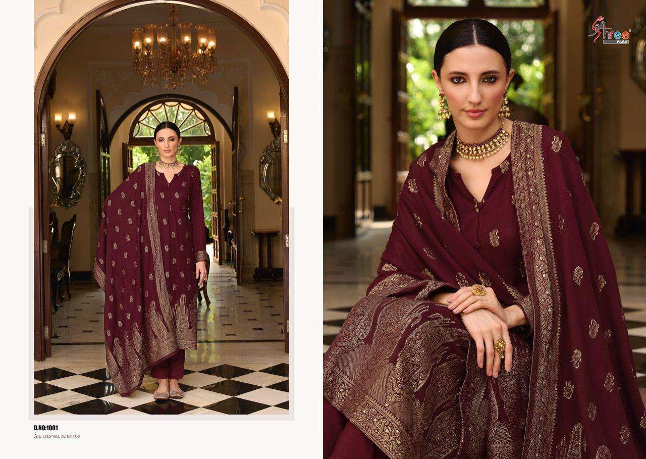 SHIDDAT URE VISCOSE JECORD PASMINA Salwar Kameez Wholesale catalog