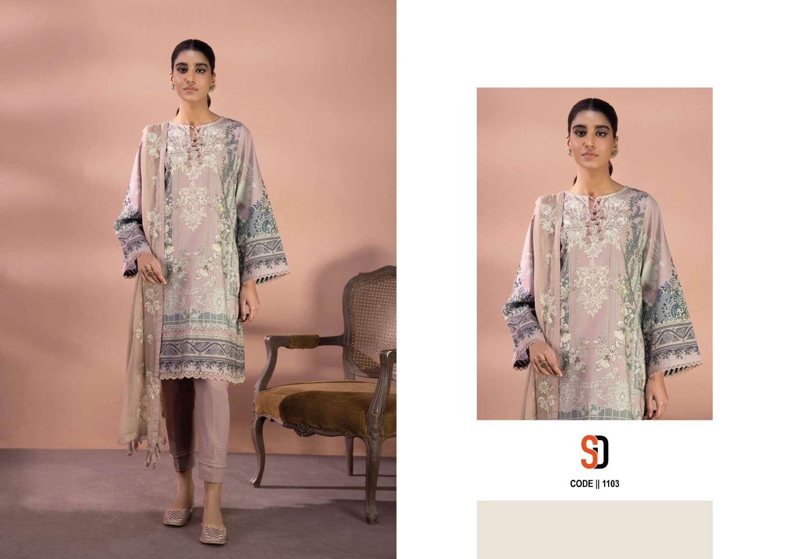 Shraddha Vintage Vol 11 Chiffon Dupatta Salwar Kameez Wholesale catalog