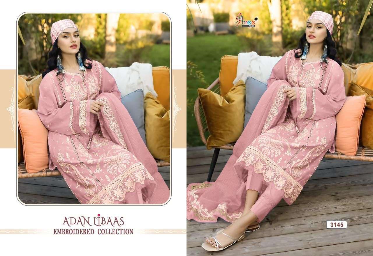 Shree Adan Libaas Embroidered Collection Pakistani Salwar Suits Wholesale catalog