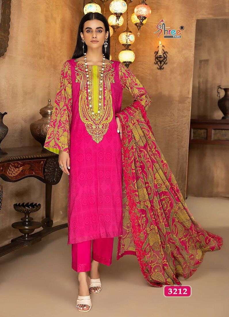 Shree Ayesha Zara Premium Collection 8 Cotton DupattaPakistani Suits Wholesale catalog