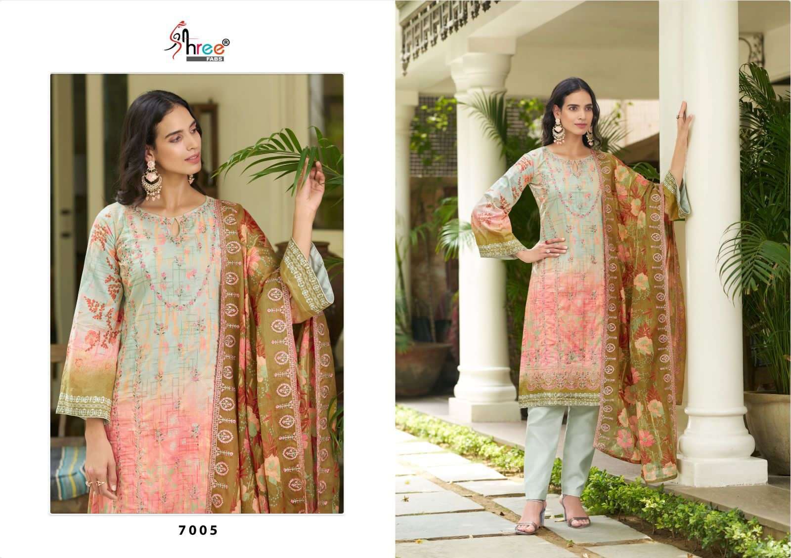 Shree Bin Saeed Lawn Collection Vol 7 Pakistani Salwar Suits Wholesale catalog