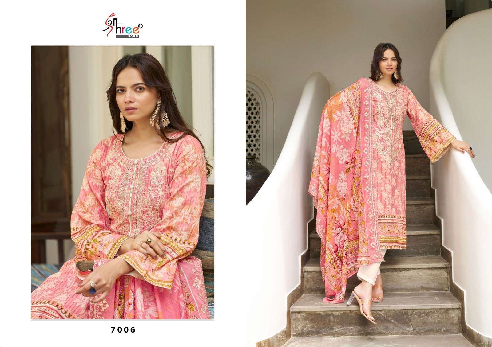 Shree Bin Saeed Lawn Collection Vol 7 Pakistani Salwar Suits Wholesale catalog
