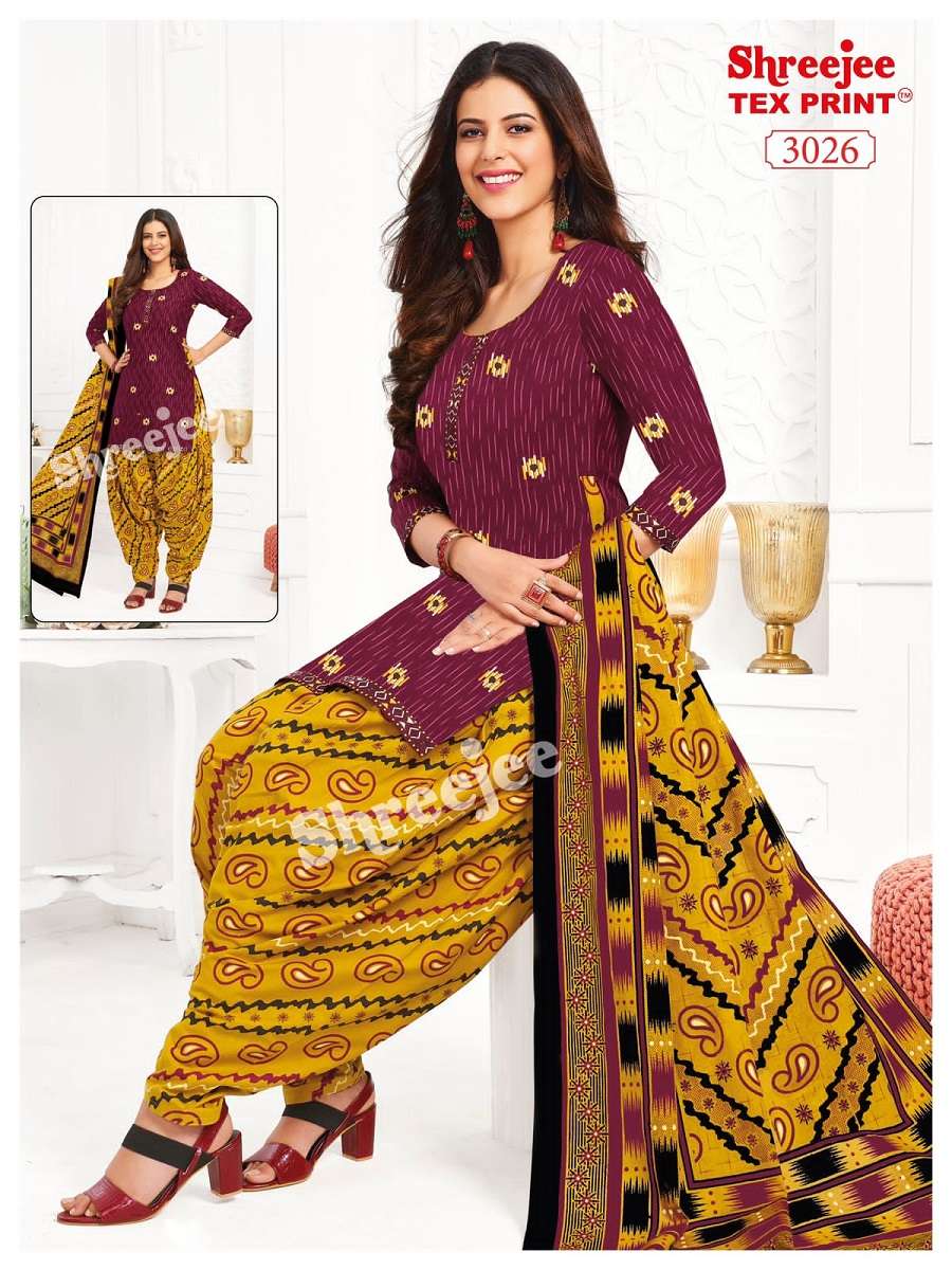 Shreejee Shagun Patiyala Vol-30 - Dress Material  - Wholesale Catalog