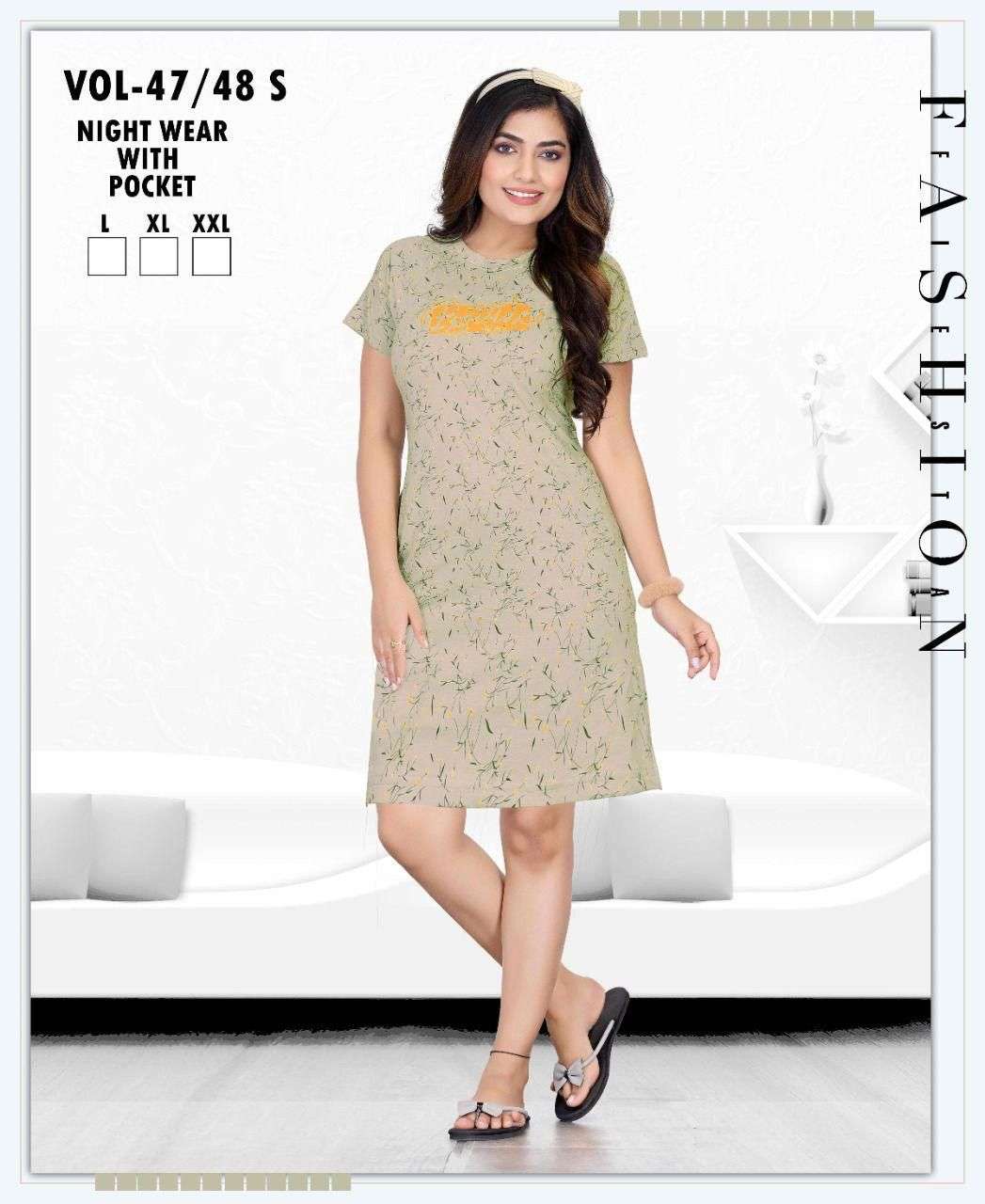 SUMMER SPECIAL SHORT GOWN VOL.47 Ladies T-shirts Wholesale catalog