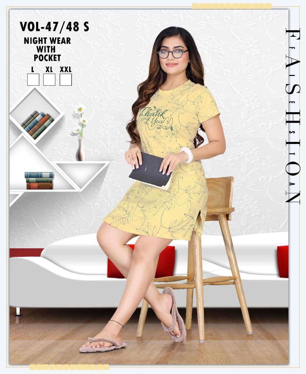 SUMMER SPECIAL SHORT GOWN VOL.47 Ladies T-shirts Wholesale catalog