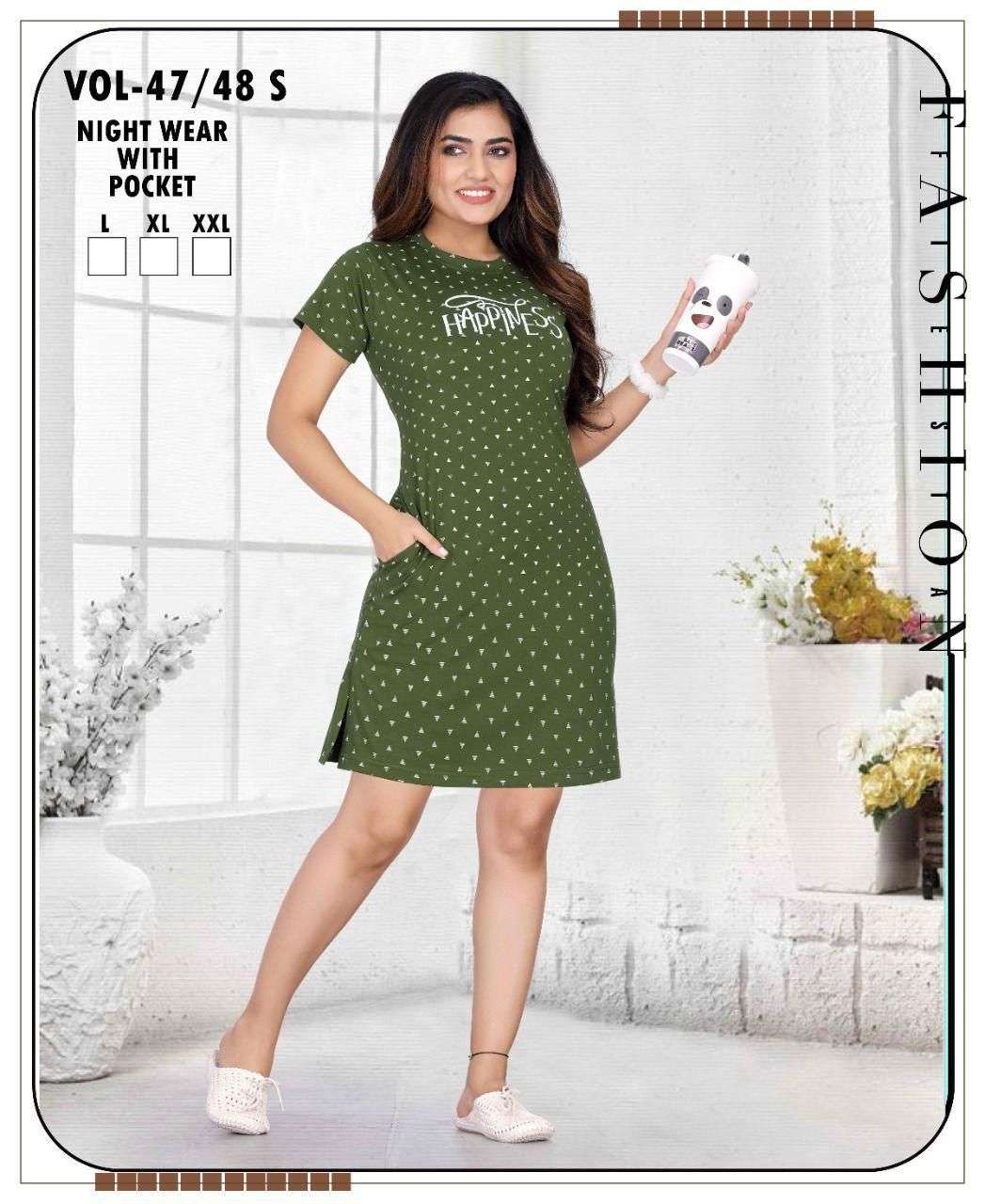 SUMMER SPECIAL SHORT GOWN VOL.47 Ladies T-shirts Wholesale catalog