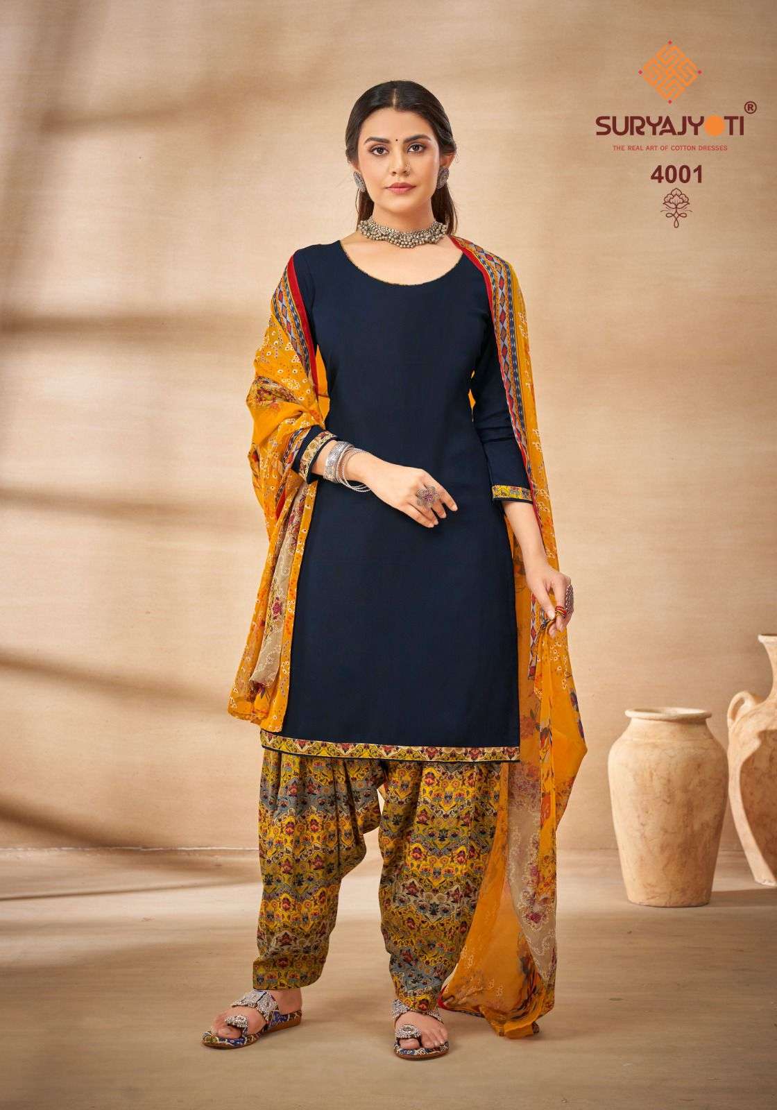 Suryajyoti Gulnar Vol-4 - Dress Material  - Wholesale Catalog 