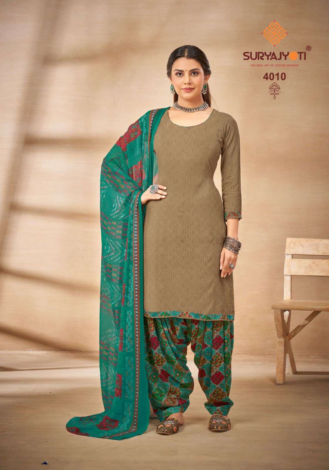 Suryajyoti Gulnar Vol-4 - Dress Material  - Wholesale Catalog 