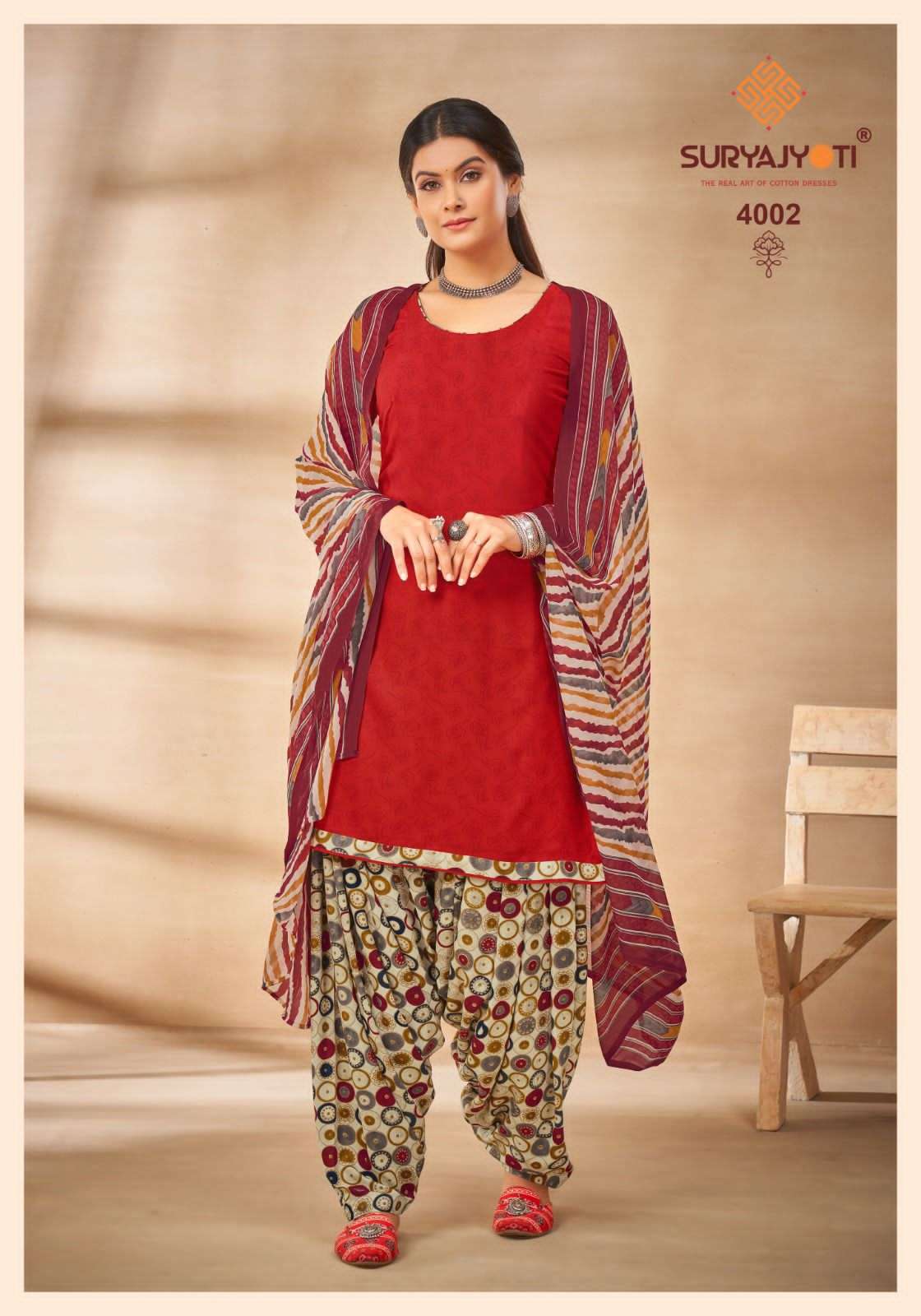 Suryajyoti Gulnar Vol-4 - Dress Material  - Wholesale Catalog 