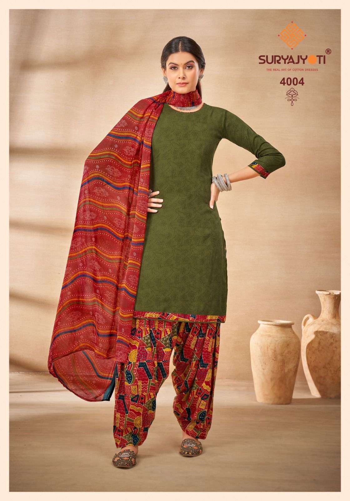 Suryajyoti Gulnar Vol-4 - Dress Material  - Wholesale Catalog 