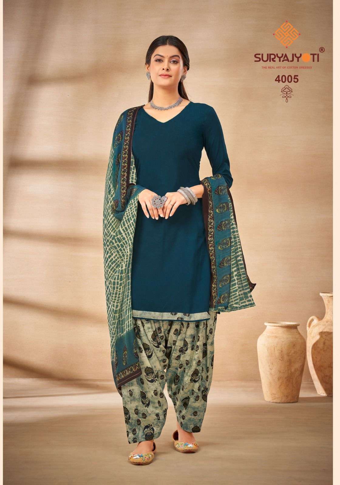 Suryajyoti Gulnar Vol-4 - Dress Material  - Wholesale Catalog 