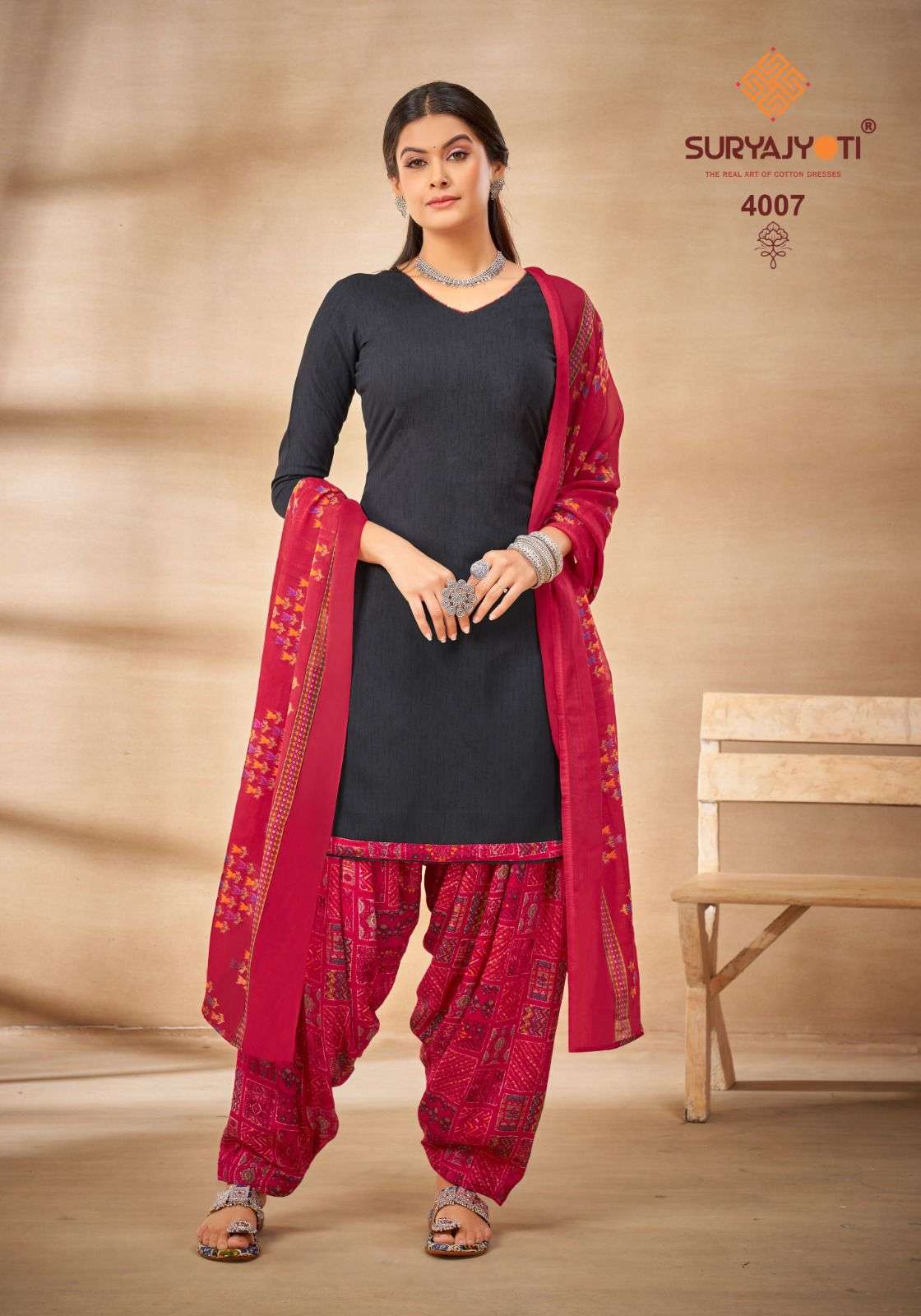 Suryajyoti Gulnar Vol-4 - Dress Material  - Wholesale Catalog 