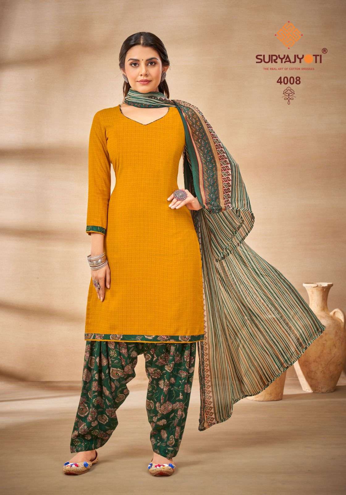 Suryajyoti Gulnar Vol-4 - Dress Material  - Wholesale Catalog 