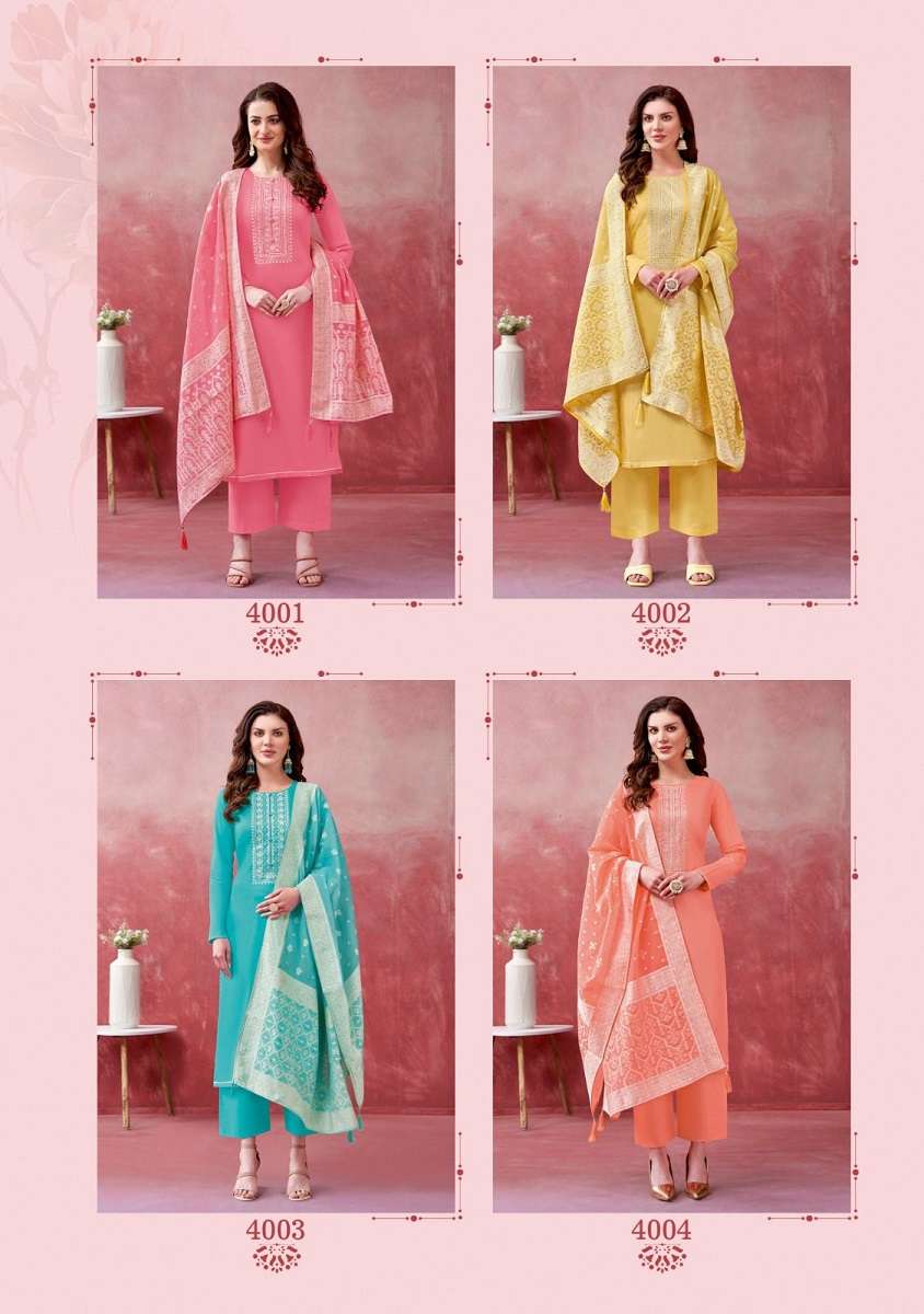 Suryajyoti Khanak Vol - 4 - Dress Material  - Wholesale Catalog