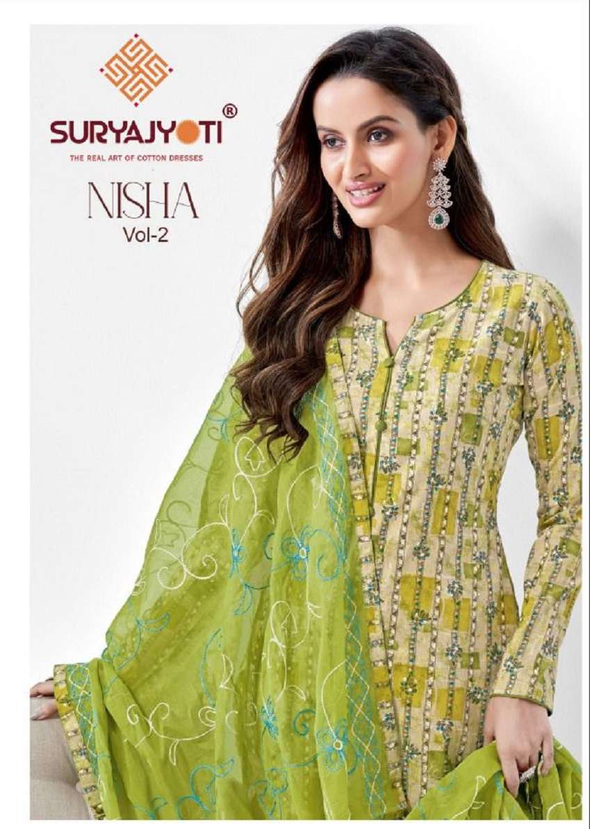 Suryajyoti Nisha Vol-2 – Dress Material - Wholesale Catalog