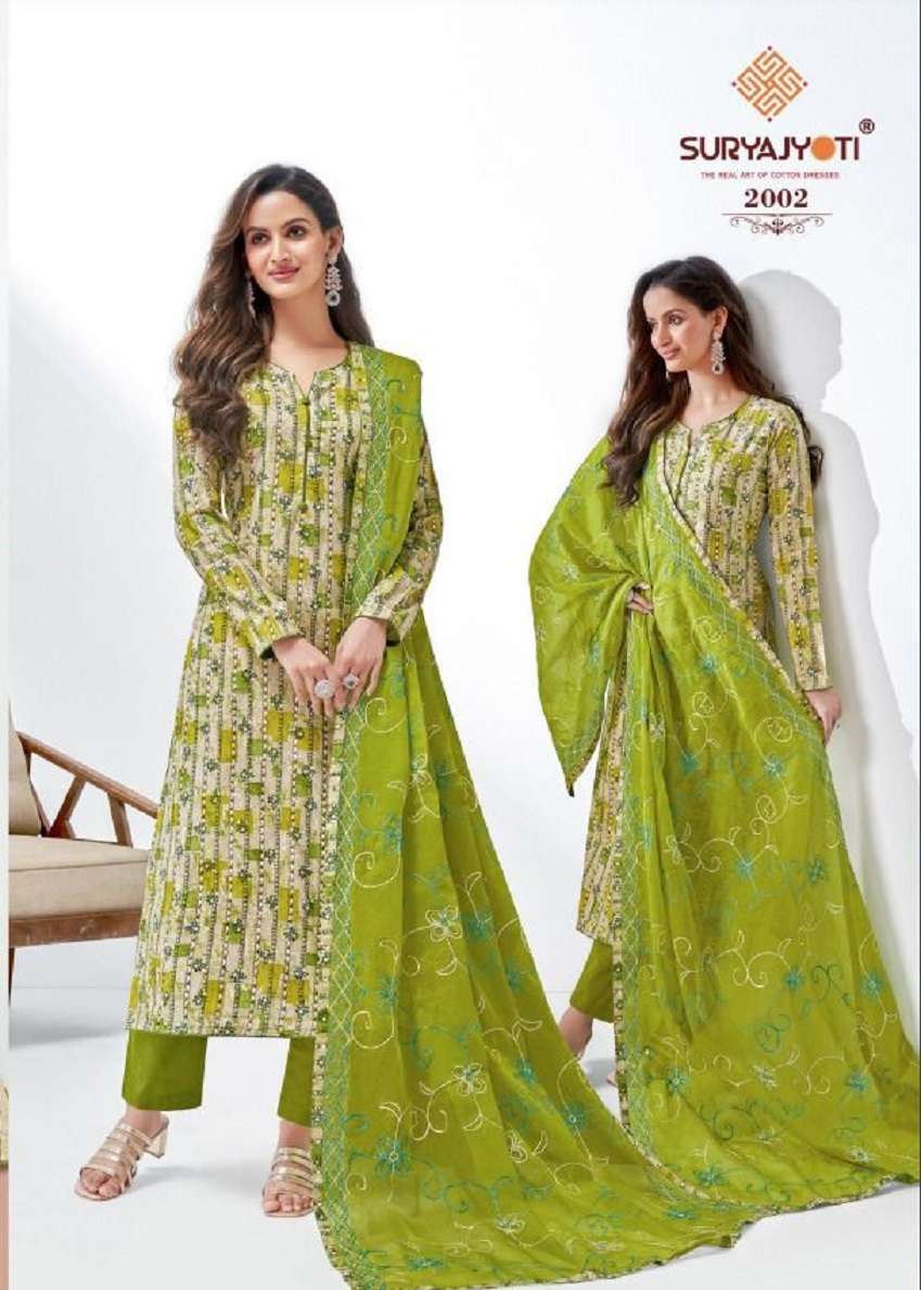 Suryajyoti Nisha Vol-2 – Dress Material - Wholesale Catalog
