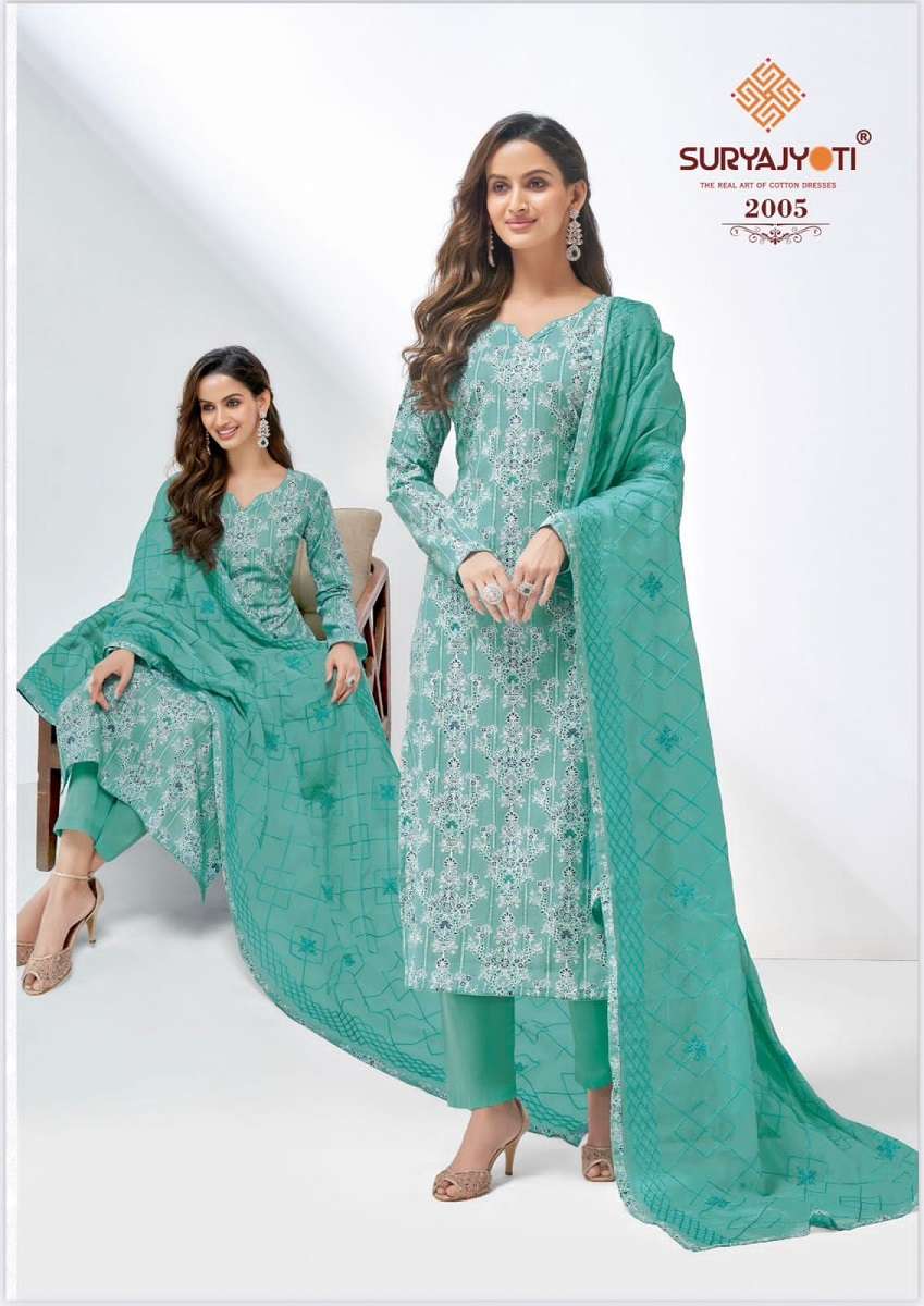 Suryajyoti Nisha Vol-2 – Dress Material - Wholesale Catalog