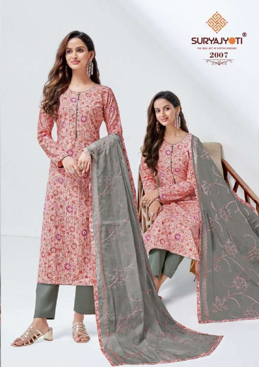 Suryajyoti Nisha Vol-2 – Dress Material - Wholesale Catalog
