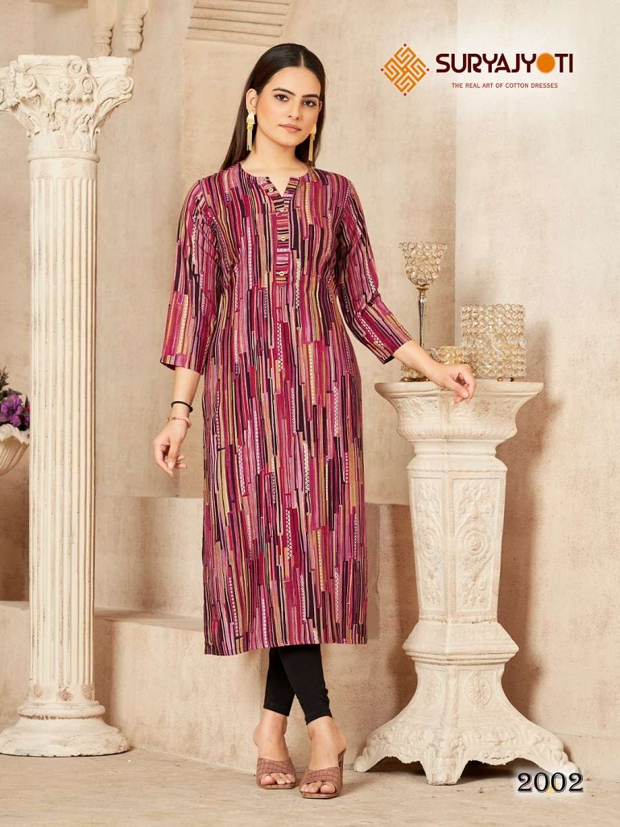 Suryajyoti Prisha Vol-2 – Fancy Kurtis - Wholesale Catalog