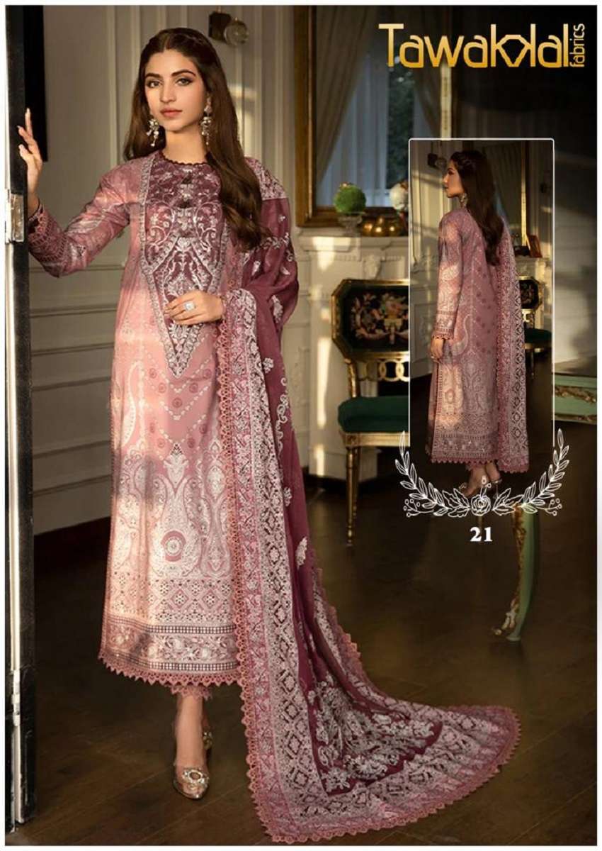 Tawakal Mehroz Vol-3 -Dress Material - Wholesale Catalog